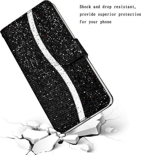 Actual product image MU Style PU Leather Bling Series (Samsung Galaxy S25+, Samsung Galaxy S24+)