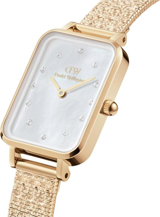 Produktbild Daniel Wellington Quadro Lumine Pressed Piano Gold White (Analoguhr, 20 mm)