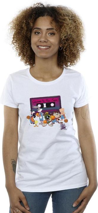 Actual product image Space Jam Womens/Ladies Team Cassette Cotton T-Shirt (XL)
