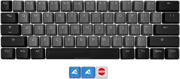 Sharkoon SAC20 S4 PBT ANSI US