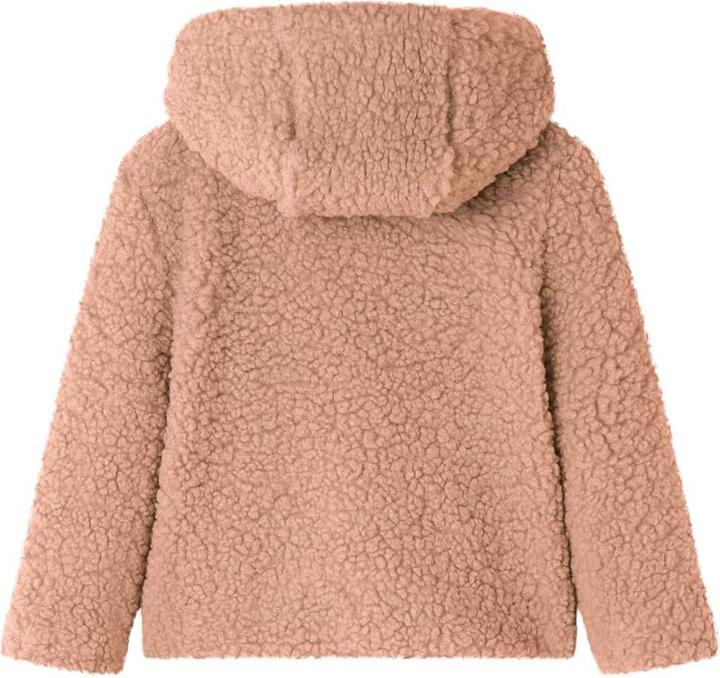 Actual product image VidaXL Children's hooded jacket teddy faux fur light cognac (92)
