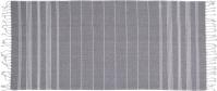 Bianco, asciugamano fouta hammam grigio