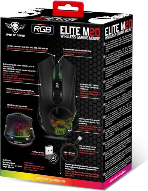 Actual product image Spirit Of Gamer Elite M20 (Wireless)