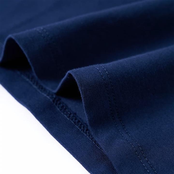 Immagine prodotto VidaXL Camicia da bambino a maniche lunghe blu navy 104,Materiale: 95% cotone (104)