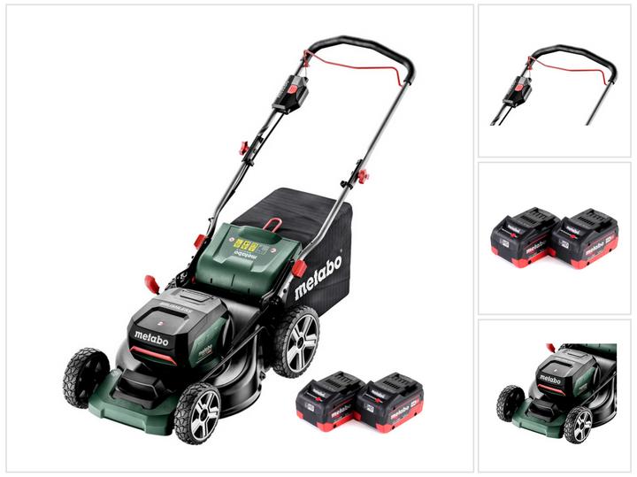 Actual product image Metabo RM 36-18 LTX BL 46 Cordless lawn mower 36 V ( 2x 18 V ) 46 cm brushless + 2x battery 5.5 Ah - (Rechargeable battery operated)
