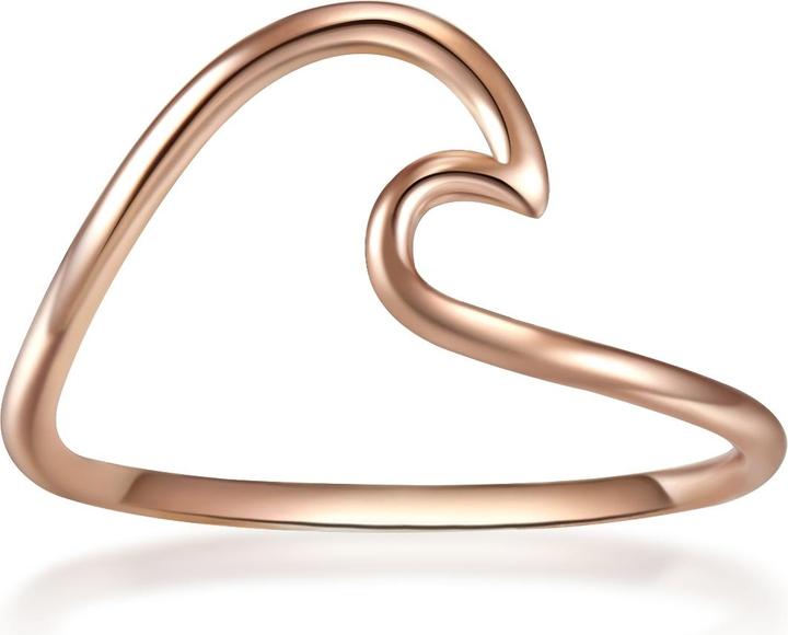 Glanzstücke München Damen Welle Sterling Silber roségold - 11816