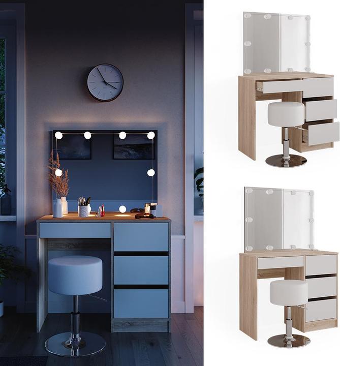 Immagine prodotto Vicco Sherry con sgabello e illuminazione (90 x 75 x 40 cm)