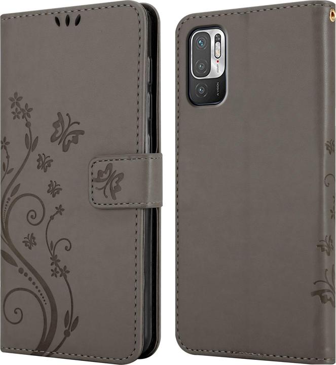 Immagine prodotto Cadorabo Custodia Flower Book (Xiaomi Poco M3 Pro 5G, Xiaomi Redmi Nota 10 5G)