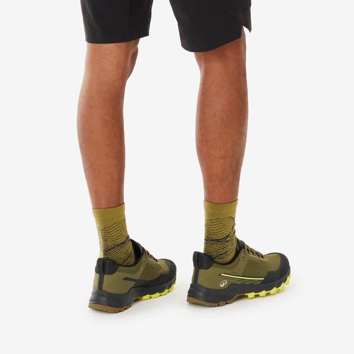 Produktbild Quechua Wandersocken hoch 2 Paar - Hike 500 Trendy khaki/grau (43, 46)