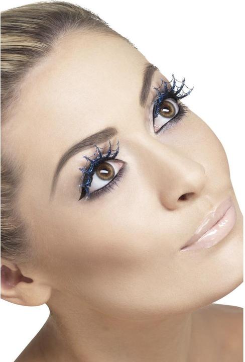 Actual product image Smiffys e cobweb eye lashes with glitter (Artificial eyelashes)