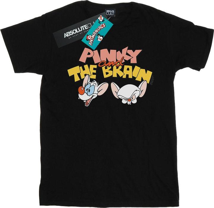 Actual product image Universal Textiles Mens Pinky And The Brain Heads T-Shirt (L)
