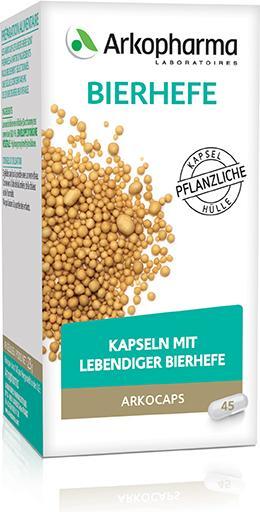 Immagine prodotto Arkopharma Arkocaps Bierhefe Kapseln (45 Pezzo/i, Pillole, 49 g)