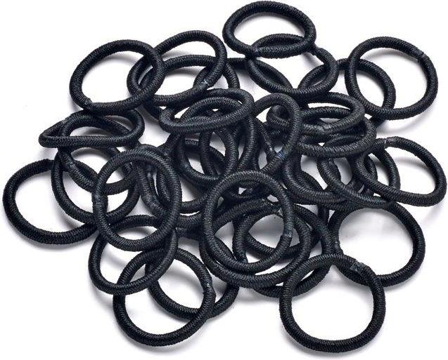 Image du produit Trisa Mini élastiques à cheveux 15 mm noir 40 pcs. (Élastiques à cheveux)