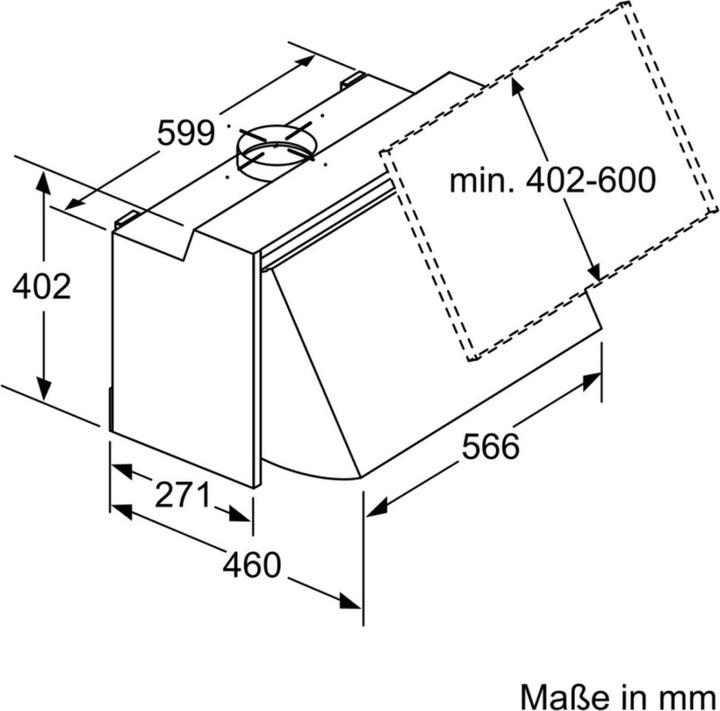 Actual product image Siemens LE66MAC00 (Wall hood)