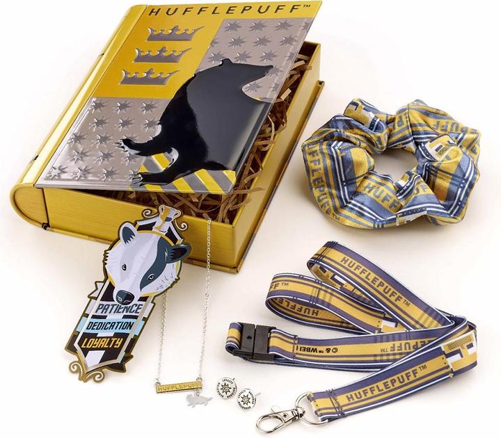 Produktbild Schmuckset Hufflepuff (25% Polyester, 25% Papier, 25% Metall, 25% Kunststoff)