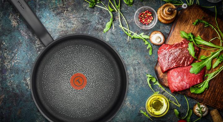Actual product image Tefal C69506 Hard Titanium Plus, 28 cm, frying pan (28 cm, Frying pan)