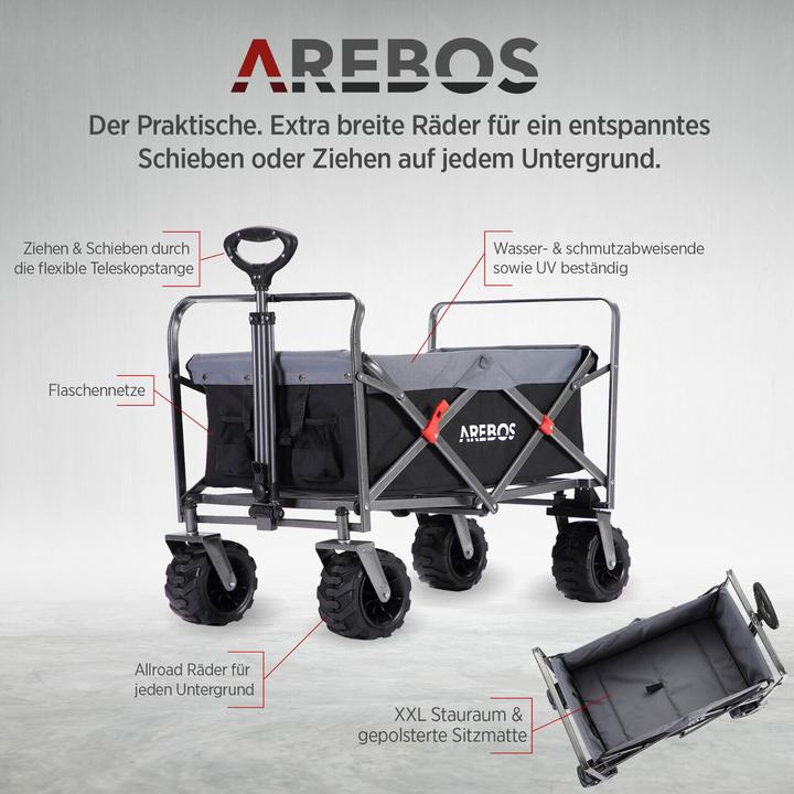Produktbild Arebos Bollerwagen