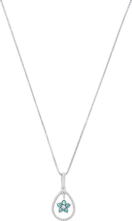 Image du produit zz_ArchivedByPCD_Amor Schmuck_zu_Amor Amor Halsschmuck für Damen, 925 Sterling Silber, Zirkonia synth. | Blume (Argent 925)