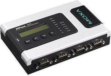 Moxa NPORT 6450 - Server di porte seriali sicure a 4 porte da RS-232422485 a Ethernet