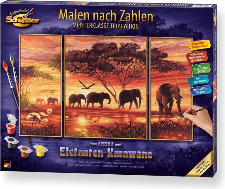 Produktbild Schipper Malen nach Zahlen - Elefanten