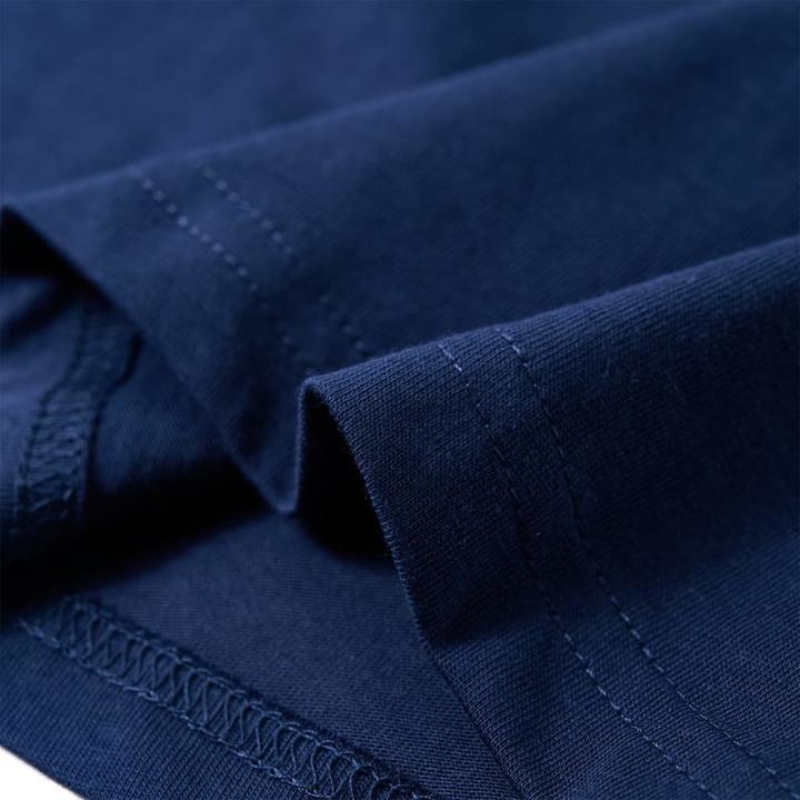 Actual product image VidaXL Children's long-sleeved shirt navy blue 92,Material: 100 (92)