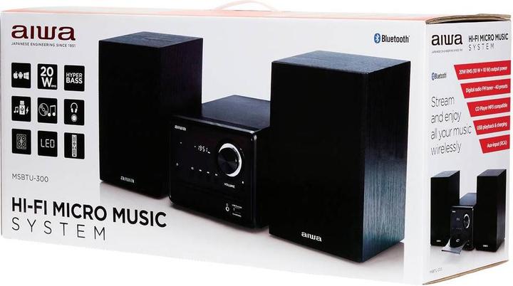 Actual product image Aiwa MSBTU-300 (Bluetooth, CD player, 2x 10 W)