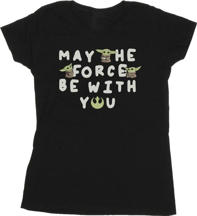 Star Wars The Mandalorian Grogu May The Force Be With You TShirt (L)
