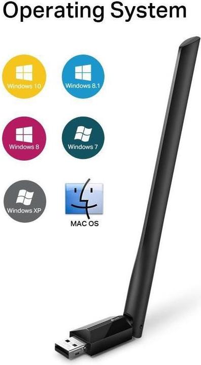 Image du produit TP-Link AC600 HIGH GAIN WI-FI USB AD. (USB 2.0)