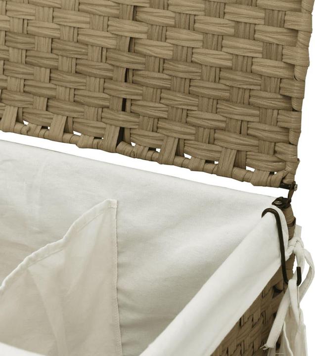 Image du produit VidaXL Panier à linge à roulettes 60x35x60,5 cm Rotin,Matériau