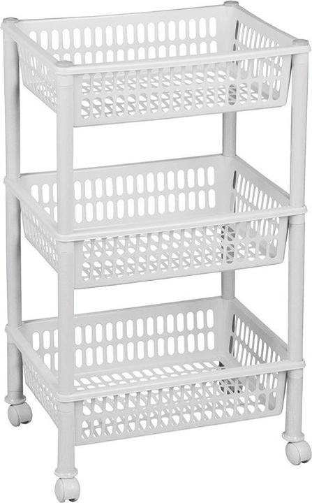 Produktbild Plast team Aufbewahrungs-Trolley (39 x 29 x 68 cm)