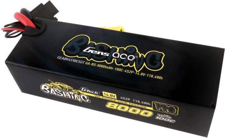 Actual product image Gens Ace Gens ace 8000mAh 14.8V 100C 4S2P Lipo Battery Pack (14.80 V, 8000 mAh)