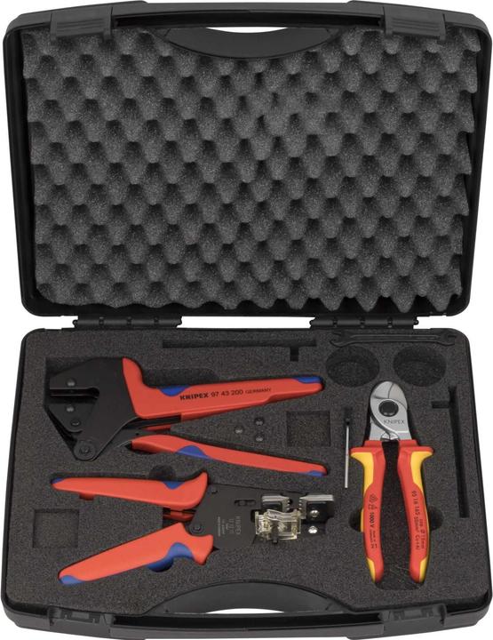 Image du produit Knipex Mallette à outils pour le photovoltaïque (3 pièces)