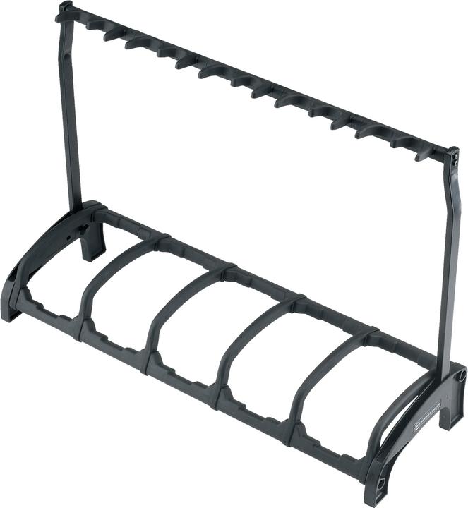 Actual product image K&M 5-way guitar stand "Guardian 5 (Bass, Guitar, Electric guitar)