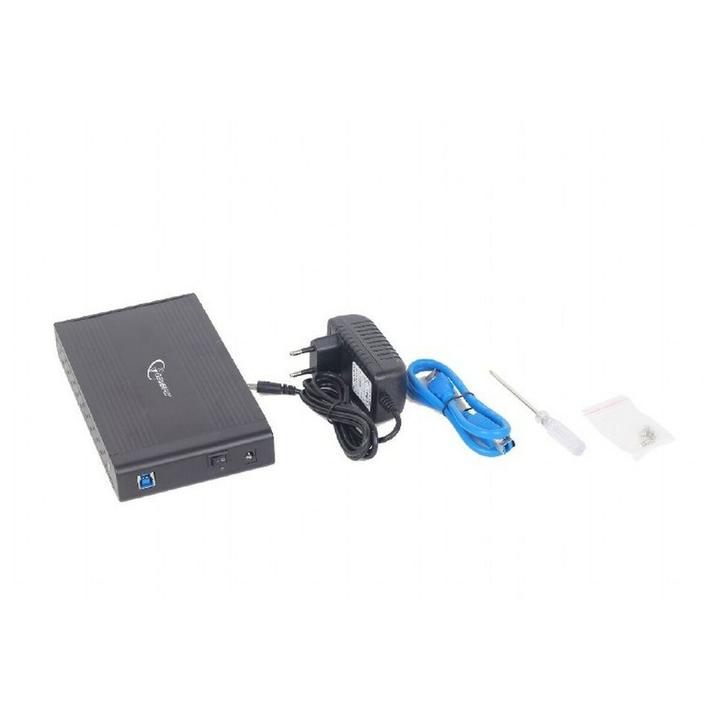 Produktbild Gembird EE3-U3S-3 Speicherlaufwerksgehäuse HDD-Gehäuse 3.5 Zoll (3.5")