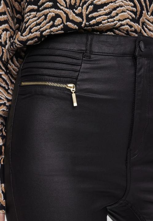 Actual product image Vero Moda Vmloa Hr Skinny Coated Zipper Pant Exc Pants (32)