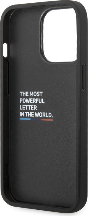 Image du produit BMW Étui BMHCP14L22NBCK iPhone 14 Pro 6,1" czarny/black Leather Carbon (Apple iPhone 14 Pro)