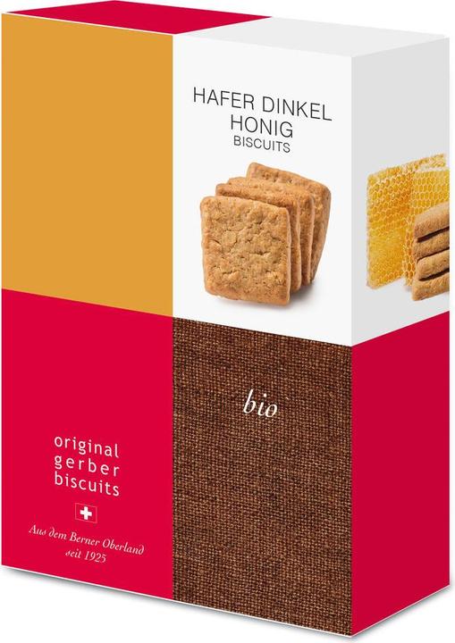 Actual product image Gerber Biscuits Guetzli Organic Biscuits Oats Spelt Honey 2 x 80 g (2 pcs., 80 g)