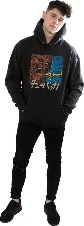 Actual product image Star Wars Mens Chewbacca Roar Pop Art Hoodie (M)