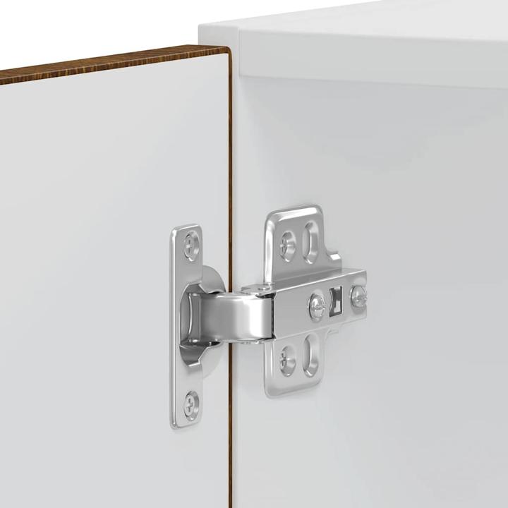 Produktbild VidaXL Herdumbauschränke 2 Stk. Lucca Braun Eichen-Optik Holzwerkstoff (60 x 57 x 207 cm)