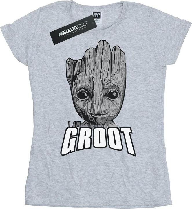 Produktbild Guardians Of The Galaxy Groot Face TShirt (S)