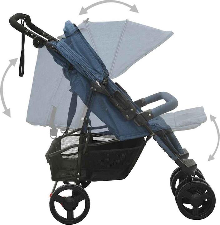 Immagine prodotto VidaXL Geschwisterwagen