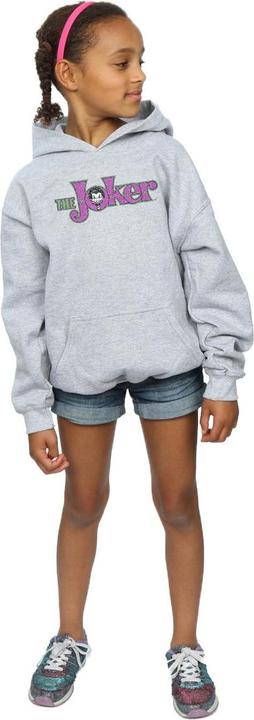 Actual product image Girls The Joker Crackle Logo Hoodie (116)