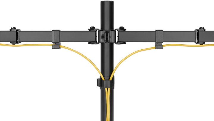Produktbild Goobay Doppel-Monitorhalterung Flex (Tisch, 32")