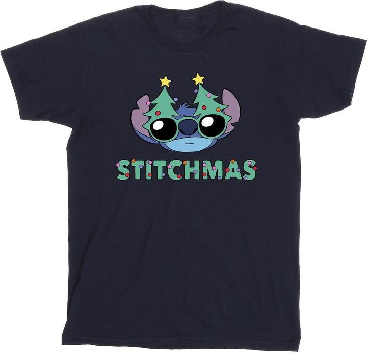 Produktbild Disney Lilo & Stitch Stitchmas Glasses TShirt (4XL)