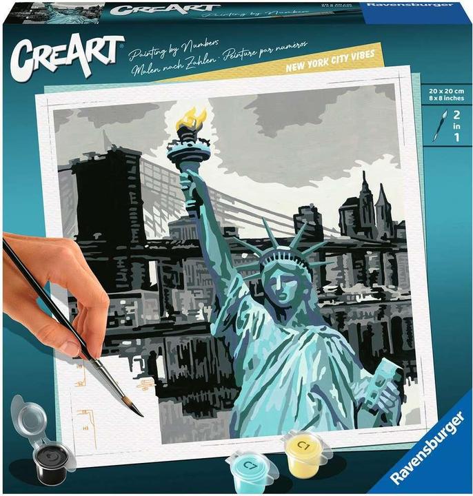 Image du produit Ravensburger Painting by Numbers : les vibrations de la ville de New York