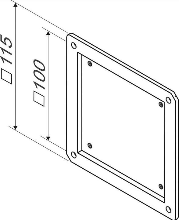 Produktbild Roline VESA Adapter 75mm auf 100mm (Wand)