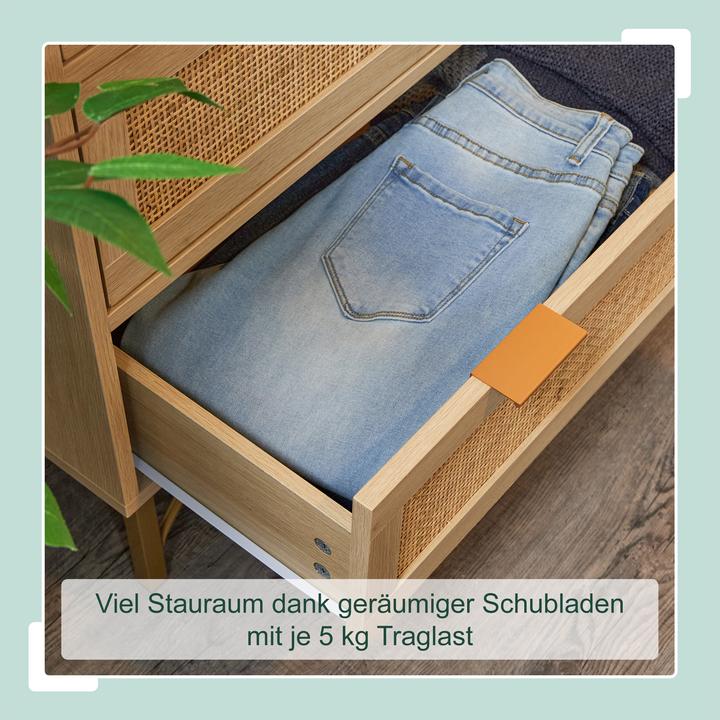 Actual product image Relaxdays Kommode (80 x 42 x 80 cm)