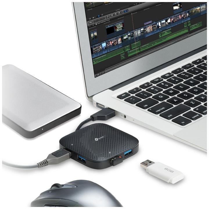 Actual product image TP-Link USB hub 4x USB 3.0 UH400 (USB-A, 4 Ports)