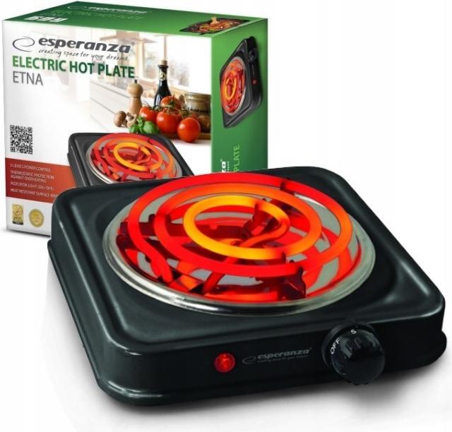 Productafbeelding Esperanza EKH012K Zwart Elektrisch fornuis