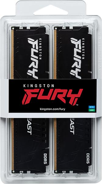 Produktbild Kingston Fury Beast (2 x 16GB, 5200 MHz, DDR5-RAM, DIMM)